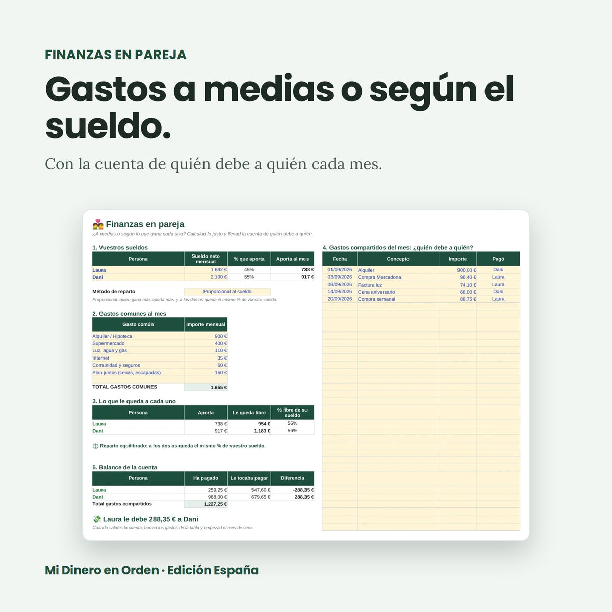 Kit Mi Dinero en Orden