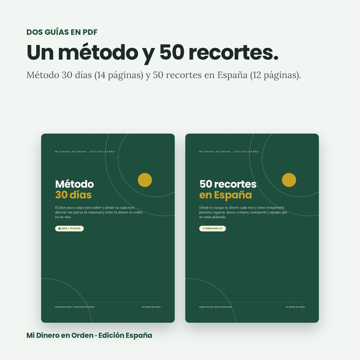 Kit Mi Dinero en Orden